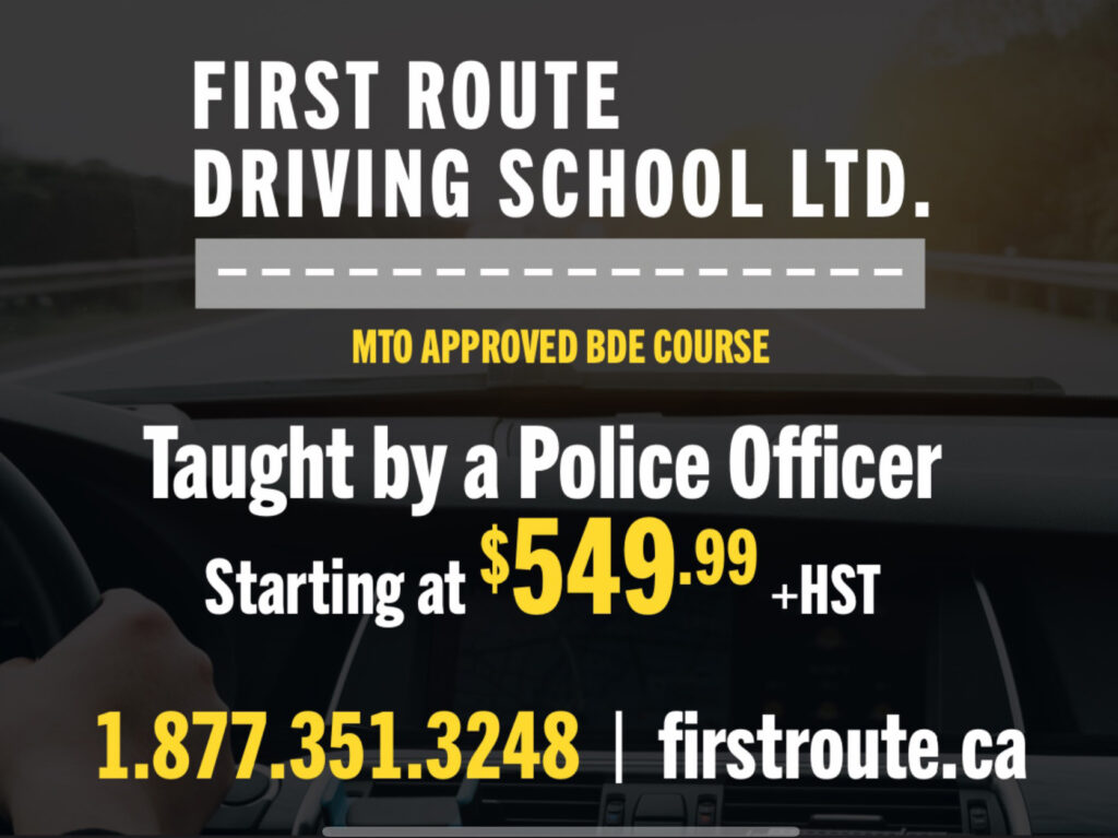 First Route Driving School - Taught by a Police Officer.